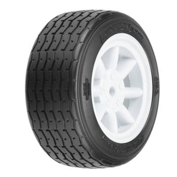 1/10 PROTOform VTA Front 26mm VTA Tires Mounted 12mm Wht Wheels (2)