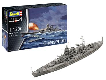 1:1200 Battleship Gneisenau Revell Modellbausatz