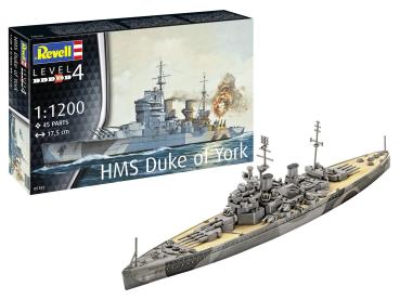 1:1200 Battleship HMS Duke of York Revell Modellbausatz