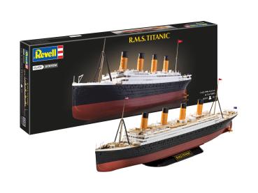 1:600 R.M.S. Titanic Click System Revell Bausatz zum Zusammenstecken mehrfarbig