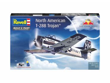 1:48 Geschenkset Flying Bulls T-28B Trojan Revell Modellbausatz mit Basiszubehör