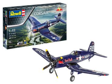 1:48 Geschenkset Flying Bulls Vought F4U-4 Corsair Revell Modellbausatz mit Basiszubehör