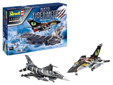 1:72 Geschenkset NATO Tiger Meet - 60th Anniversary Revell Modellbausatz mit Basiszubehör