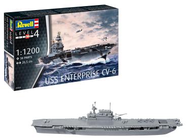 1:1200 USS Enterprise CV-6 Revell Modellbausatz