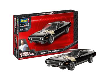 1:24 Fast & Furious - Dominic's 1971 Plymouth GTX Revell Modellbausatz