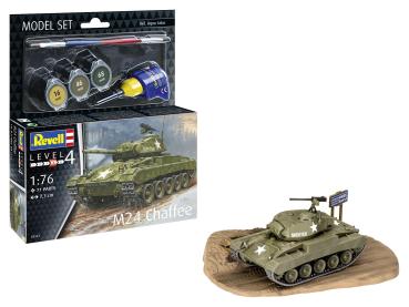 1:72 Model Set M24 Chaffee Revell Modellbausatz mit Basiszubehör