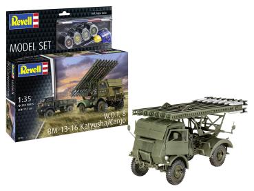 1:35 Model Set W.O.T. 8 BM-13-16 Katyusha/Cargo Revell Modellbausatz mit Basiszubehör