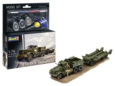 1:76 Model Set M19 Tank Transporter Revell Modellbausatz mit Basiszubehör