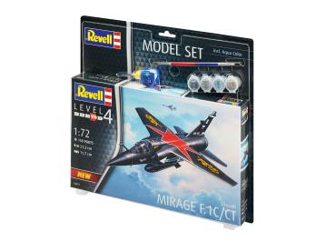 1:72 Model Set Dassault Mirage F-1C/CT Revell Modellbausatz mit Basiszubehör