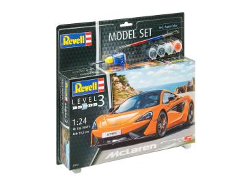 1:24 Model Set McLaren 570S Revell Modellbausatz mit Basiszubehör