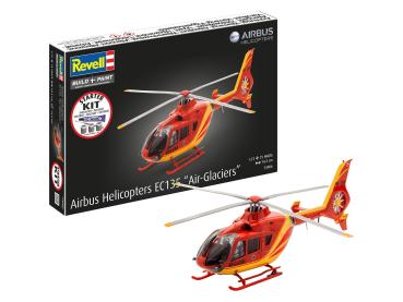 1:72 Starter Kit Airbus Helicopters EC135 "Air-Glaciers Revell Modellbausatz mit Basiszubehör