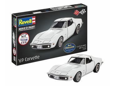 1:32 Starter Kit Corvette C3 Revell Modellbausatz mit Basiszubehör