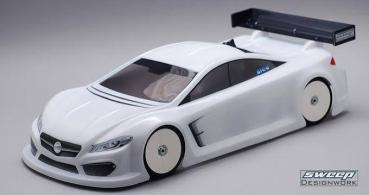 Sweep STC-6 1/10 190mm Touring Car Karosserie Light Weight + Heckflügel