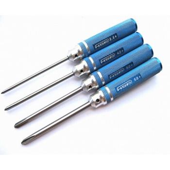 Schraubenzieher 4 St. 3,0/4,0/5,0/5,8 mm
