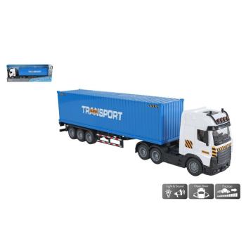 Truck mit Auflieger Friktion Licht und Sound 38 cm