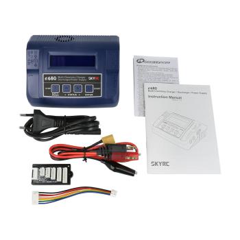 SkyRC e680 AC/DC Ladegerät LiPo 1-6s 10A 80W