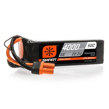 Spektrum Accessories 22.2V 4000mAh 6S 50C Smart LiPo Battery: IC5