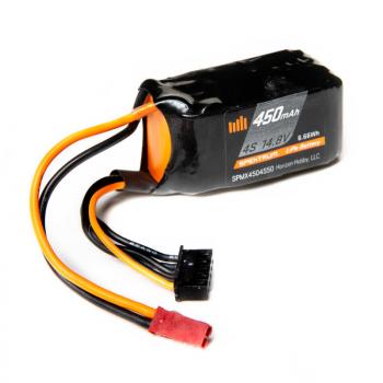 14.8V 450mAh 4S 50C LiPo Battery, JST