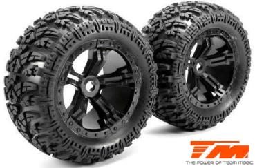 Reifen - Monster Truck - montiert - 17 mm Radmitnehmer - E6 III BES (2 Stk.)