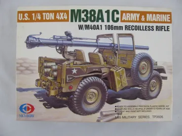 1:35 M38A1C U.S. 1/4 Ton 4X4 w/M40A1 106mm Recoilless Rifle