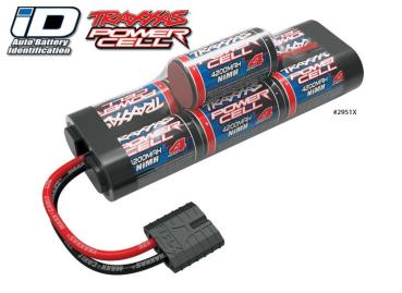 Power Cell Serie 4 NiMH 7-Zellen Hump 4200mAh 8,4V TRAXXAS mit iD-Stecker (L139xH42xB48mm)