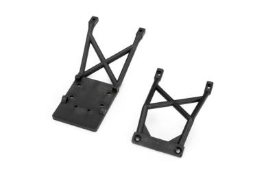 Skid-Platten v/h schwarz TRAXXAS Stampede, Bigfoot