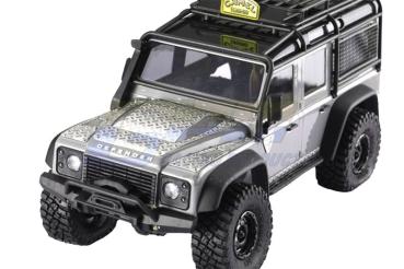 Preview: Kotflügel vorne Metall-Schutz silber GPM TRX-4M Land Rover Defender