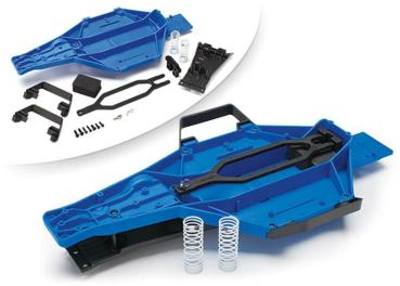 LCG-Chassis Umbau Kit blau TRAXXAS 2WD&VXL Slash, Raptor, Drag Slash