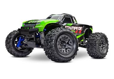 TRAXXAS STAMPEDE 4X4 BL-2S GRÜN 1/10 MONSTER-TRUCK RTR BL-2S BRUSHLESS, HD-TEILE, OHNE AKKU/LADER