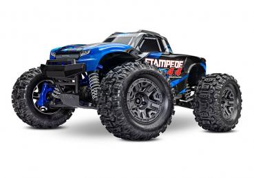 TRAXXAS Stampede 4x4 BL-2S blau 1/10 Monster-Truck RTR BL-2S Brushless, HD-Teile, ohne Akku/Lader