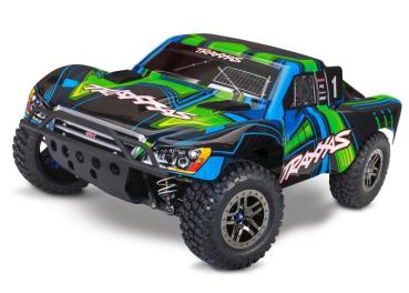 TRAXXAS Slash 4x4 Clipless VXL Ultimate grün 1/10 SC RTR Brushless, ohne Akku und Ladegerät