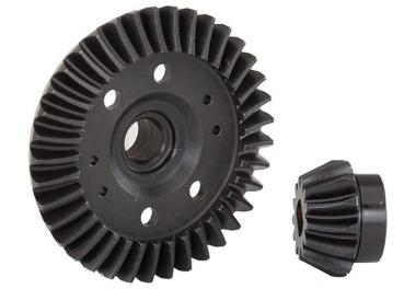 CNC Differential Tellerrad 37Z mit Ritzel 13Z hinten TRAXXAS 4x4&VXL Rustler, Slash, Stampede, Hoss, 4-Tec, X0-1