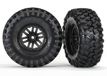 Canyon Trail 4.6x1.9 Reifen auf TRX-4 Felgen schwarz (2) TRAXXAS TRX-4&6