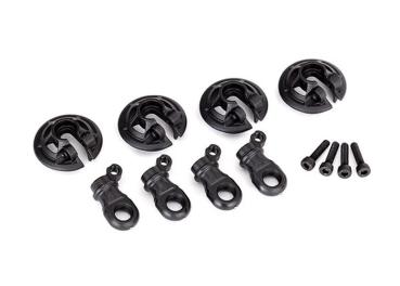 GTR Feder-Halter und Kugelpfannen (4) TRAXXAS UDR, 4x4 Rustler, Slash, Stampede