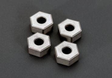 Extreme Heavy Duty Radmitnehmer Stahl 12mm (4) TRAXXAS 4x4 Hoss, Rustler, Slash (für TRX9080 Kit)