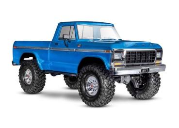 TRAXXAS TRX-4 F150 Truck XLT blau 1/10 Crawler RTR Brushed, Clipless, ohne Akku und Ladegerät