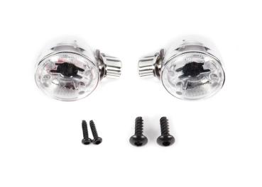Frontlichtgehäuse links und rechts chrom mit Linsen TRAXXAS 4-Tec 3.0 Hot Rod
