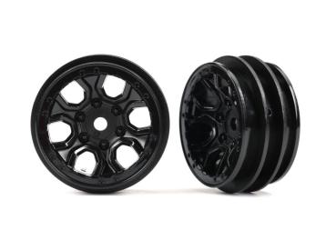 Felgen 1.0 schwarz (2) TRAXXAS TRX-4M