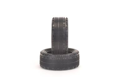 1:10 Schumacher Cactus Fusion - Front - 4WD Reifen - Gelb (2 Stück)
