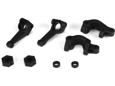 Vaterra Front Hub, Carrier, Hex: GLU, GLF