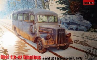 1:35 Roden 807 Opel 3.6-47 Omnibus, model w39 Ludewig-built, early