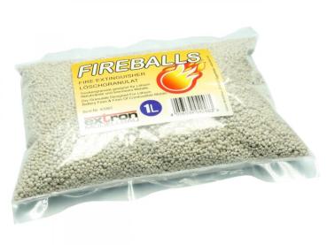 FIREBALLS Brandschutz Feuerlöschgranulat für Lithium Akkus / 1 Liter