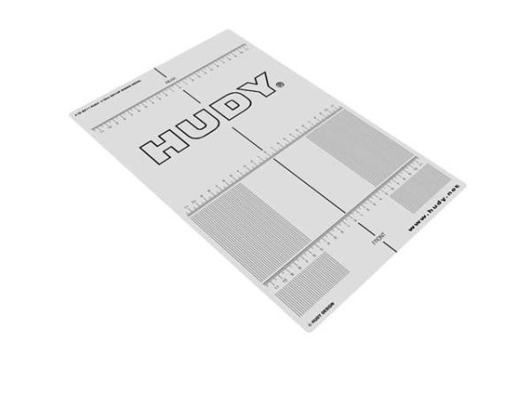 HUDY Aufkleber für Kunststoff Setup Board 1:10 Onroad