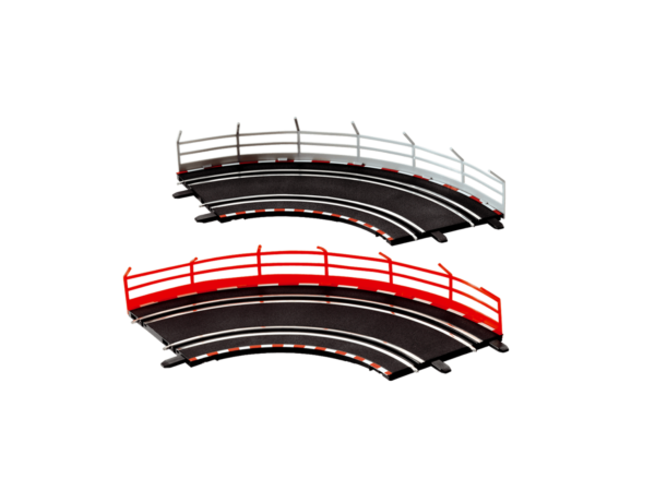 Fangzaun (10) Rot Carrera GO!!! Schienen Zubehör