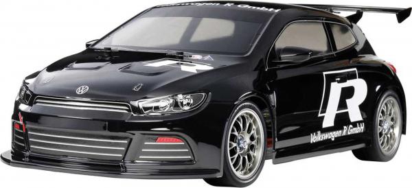 TAMIYA VW Scirocco GT TT-01E 1/10 schwarz lackiert Bausatz