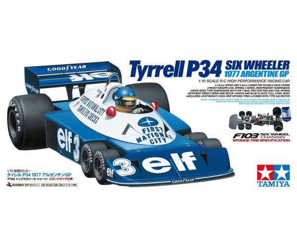 1:10 RC Tyrell P34 SixWheeler F103