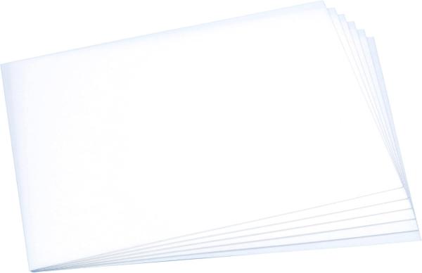 Schaumstoffplatte 1 mm, 6 Stück, 257 x 364 mm