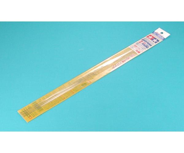 Rundstab 2mm (6) 400 mm klar/wei. Kst.