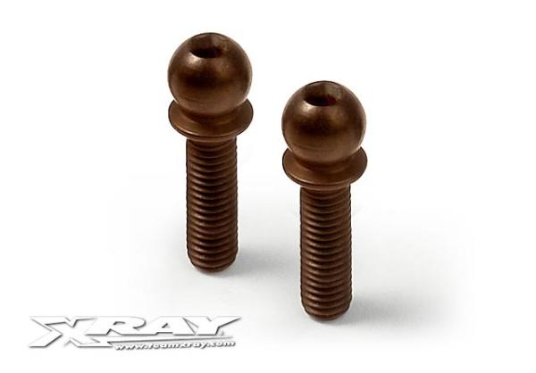 T3 Federstahl Kugelköpfe - 4.9mm - mit 10mm Gewinde (2 Stück)
