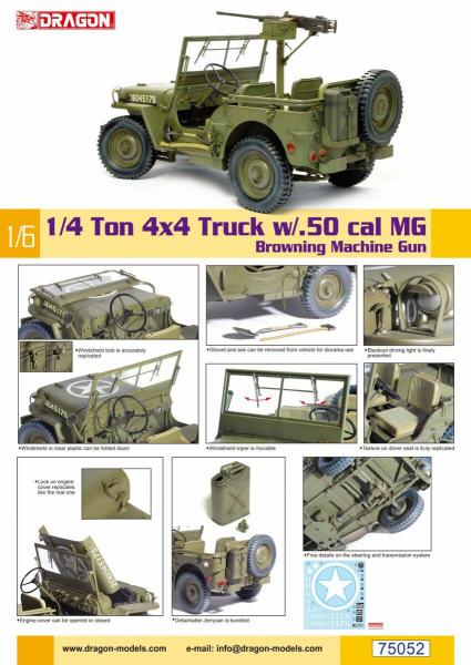 1/4-Ton 4x4 Truck w/M2 .50-cal Machine Gun